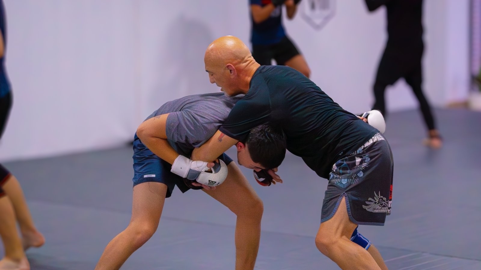 Clase de grappling en la Academia Legio VII, León